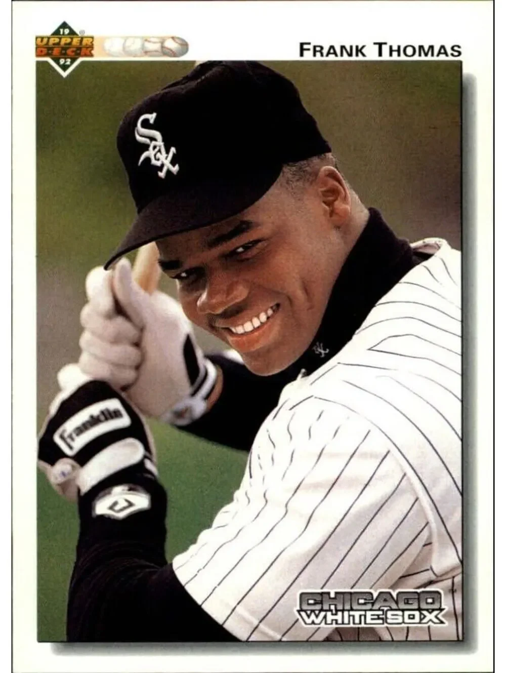 Frank Thomas 1992 Upper Deck MLB #166 Baseball Card Chicago White Sox
